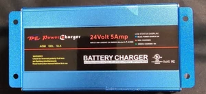 24V Battery Charger 5A Smart Automatic Trickle Charger AGM GEL SLA Nw/oB - Picture 1 of 3