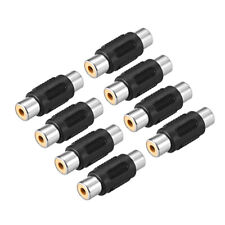 RCA Female to Female Connector Stereo Audio Video Cable Adapters Coupler 8Pcs