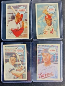 1970 - 4 - KELLOGGS Baseballkarten. Sehr guter Zustand Perry, Powell, McCarver, Tiant. - Bild 1 von 9