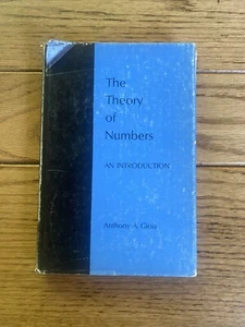 THE THEORY OF NUMBERS/Anthony A. Gioia/ HC/ Acceptable - Picture 1 of 12