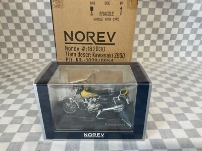 1/18 NOREV 182030 KAWASAKI  Z900 1973 GREEN + YELLOW BOX OF FOUR MODELS - Image 1 of 2