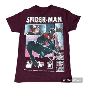 Marvel Spider-Man Boys Youth T-Shirt | Size S (8) | Short Sleeve Graphic Tee - Picture 1 of 2