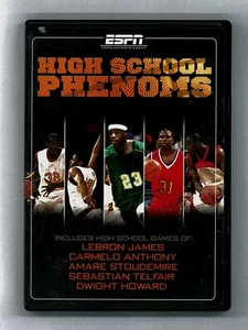 ESPN HIGH SCHOOL PHENOMS DVD, Basketball Athletes Before Fame LeBron James etc - Picture 1 of 4