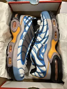 US Size 11.5 Nike Air Max Plus Deluxe TN Photo Blue Wolf Grey 815994 400 - Picture 1 of 10