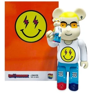 J Balvin 400% 100% Bearbrick Vibras Medicom Be@rbrick Limited Edition Rare Dcon - Picture 1 of 12