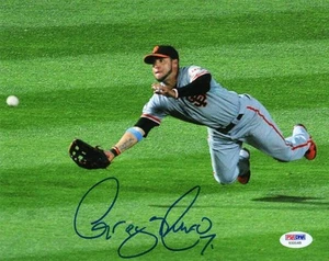 GREGOR BLANCO SIGNED AUTOGRAPHED 8x10 PHOTO SAN FRANCISCO GIANTS PSA/DNA - Picture 1 of 2