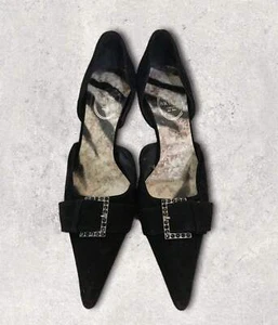 Zapatos de corte Linea Bruna de gamuza negros Reino Unido 5,5 EE. UU. 8 UE 39 - Imagen 1 de 5