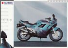P + Suzuki Gsx 600 F + Prospekt Brochure + 4 Seiten + Aus 10/1994