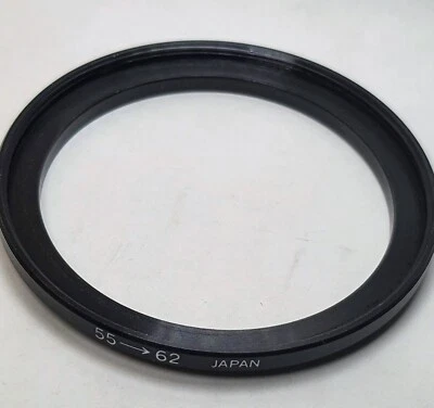 Japan 55-62mm Metal Step Up Stepping Lens Filter Adapter Ring 55mm-62mm  55-62 - Image 1 of 4