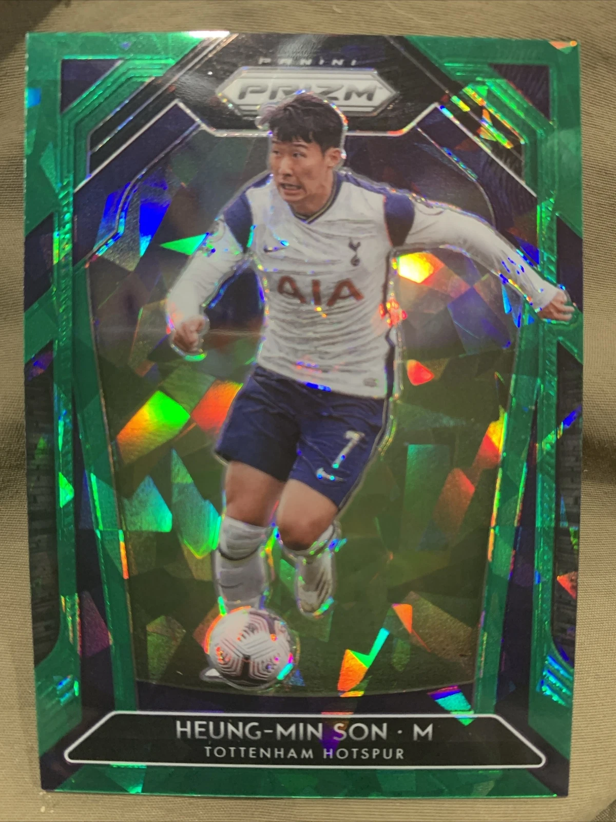 AVB - HEUNG-MIN SON 2020/21 PRIZM EPL GREEN ICE 42/49 TOTTENHAM