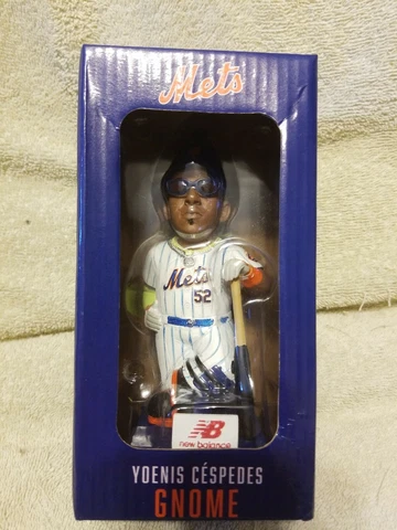Yoenis Cespedes Garden Gnome NY Mets Citi Field SGA NY MLB Bobblehead 2018  NIB Cover