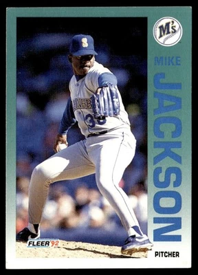 1992 Fleer Mike Jackson Seattle Mariners #282 - Image 1 of 2