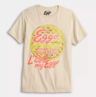 Camiseta para hombre Kellogg's Eggo Waffles gráfica talla X-grande manga corta cuello redondo Foto 1 de 2