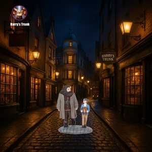 Departamento 56 Harry Potter Village suministros básicos de magia - Hagrid y Harry - Nuevo - Imagen 1 de 12