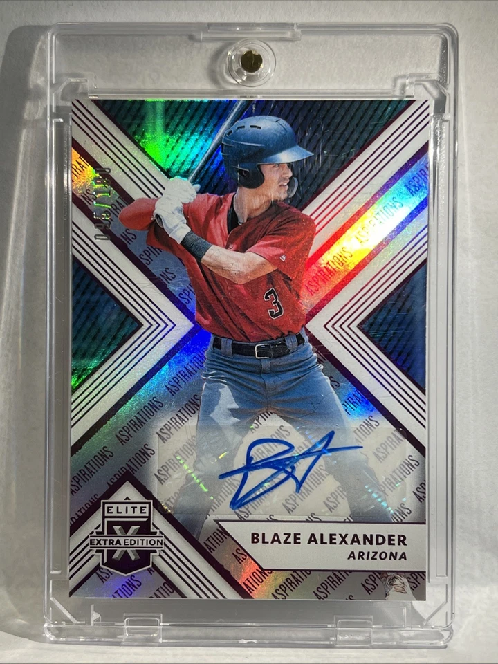 2018 Panini Elite Extra Edition - Blaze Alexander 199 Aspirations Autograph /100 - Image 1 of 2