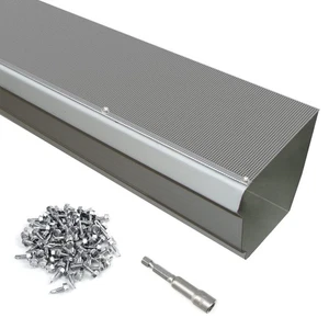 35 Pack Stainless Steel Micro Mesh Gutter Guard for 4", 5", 6" Gutter System,... - Picture 1 of 8