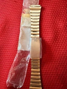 NUEVO Reloj Seiko SQ Vintage Años 70 80 Para Hombre Acero Inoxidable Oro Correa 17.5mm B394Y - Imagen 1 de 5