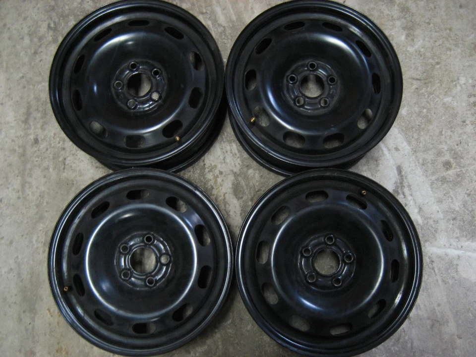 4 Stahlfelgen VW Skoda Seat 6Jx14 ET38 z.B. Golf 4 Bora Octavia Toledo Leon - Bild 1 von 1