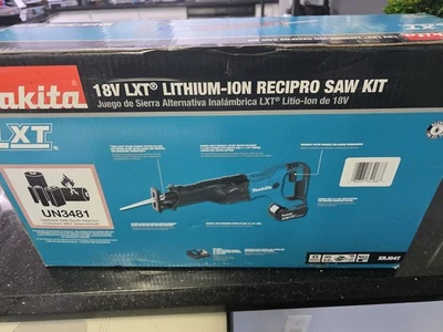 Makita XRJ04T 18V LXT Li-Ion Cordless Reciprocating Saw Kit 5.0Ah - Image 1 of 4