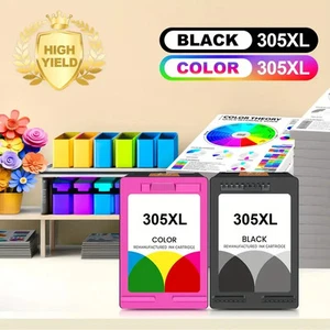305 XL Czarno-kolorowe wkłady atramentowe Combo Pack do drukarki biurkowej HP - Zdjęcie 1 z 6