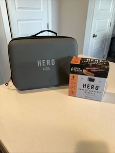 Fire & Flavor HERO Portable Charcoal Grill System with Case Black w/ Charcoal - Picture 1 of 3