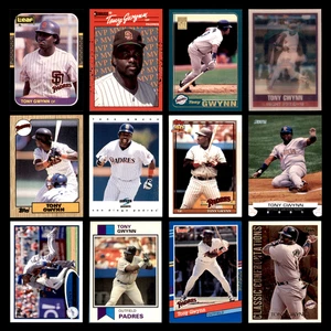 Tony Gwynn Lot 12 Baseball Cards 1987 Leaf San Diego Padres Set Collection MLB - Picture 1 of 15