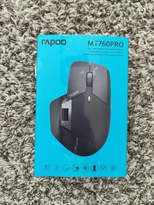 Rapoo MT760PRO Wireless Mouse, NearLink + Bluetooth Matte Black - Picture 1 of 5