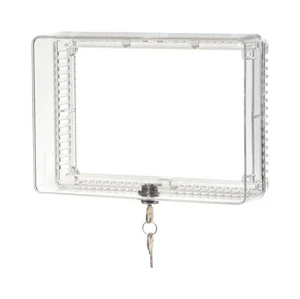 Honeywell CG512A1009/C Clear Plastic Thermostat Guard 5-5/8 Hx8-5/8 Wx4 D in. - Picture 1 of 1