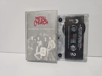 Metal Church - Blessing In Disguise (Cassette 1989, Elektra Records) 9 60817-4 - Image 1 of 4