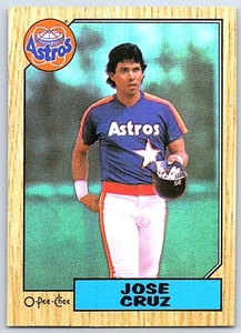 1987 O-Pee-Chee Jose Cruz Houston Astros #343 - Picture 1 of 2