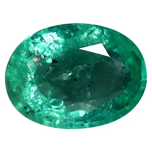 1.08 ct Oval Cut (7.77 x 5.72 mm) Colombia Green Emerald Natural Gemstone - Picture 1 of 1
