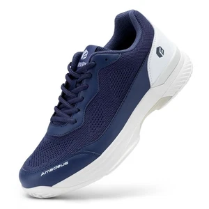 FitVille Tennis Shus Men s Wide M 2E 4E Lightweight Omni Clay Court Soft Te 652 - Picture 1 of 7