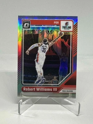Robert Williams III 2024-25 Panini Optic Silver Holo Portland Trailblazers #139 Foto 1 de 2