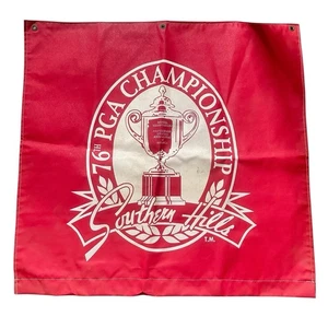 94’ Vtg 76th PGA Championship Southern Hills Golf Flag Tulsa Oklahoma Nick Price - Picture 1 of 10