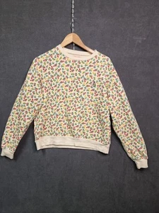 the animal observatory sweater womens size 12 crewneck cotton long sleeve - Picture 1 of 14