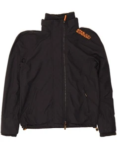 SUPERDRY Mens The Windcheater Windbreaker Jacket UK 38 Medium Grey Nylon CI20 - Picture 1 of 3