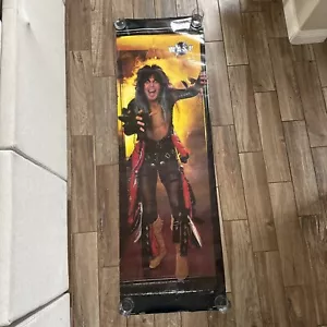 RARE 1985 VINTAGE 76X26 INCH WASP BLACKIE LAWLESS FULL DOOR POSTER - Picture 1 of 13