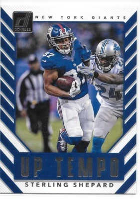 2017 Donruss Football Up Tempo Sterling Shepard Giants - Image 1 of 2