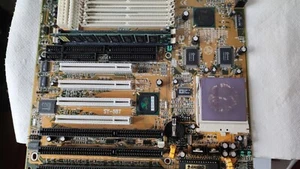 Vintage Mainboard SY-5BT mit 64MB SDRAM + CPU + VGA Karte - Bild 1 von 9