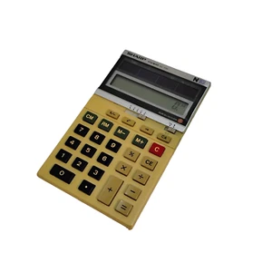 Vintage Sharp ELSI MATE EL-336 N10 Solar Powered LCD Calculator - Made in Japan - Picture 1 of 3