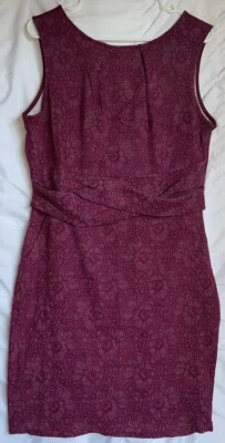 Nuevo sin etiquetas Vestido Mystic Floral Espalda Cuello en V con Bolsillos 1XL Púrpura Rosa (R7) Foto 1 de 3