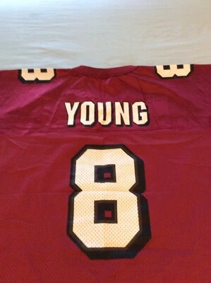 CAMISETA DE FÚTBOL AMERICANO VINTAGE STARTER #8 STEVE YOUNG NFL SAN FRANCISCO 49ERS TALLA 52 Foto 1 de 4