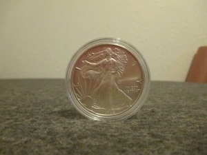 American Silver Eagle 2009 tono arco iris - sin circular/reverso arco iris - Imagen 1 de 10