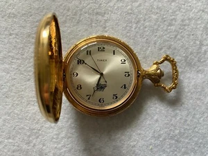 Reloj de bolsillo mecánico vintage Timex con cuerda - problema - Imagen 1 de 4