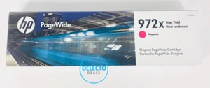 GENUINE HP 972X High Yield MAGENTA PageWide Cartridge L0S01AN NEW SEALED BOX - Picture 1 of 4
