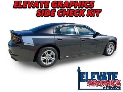 For Dodge Charger Graphics Side Check Vinyl Stripes 3m Decals Stickers 2015-2023 - Изображение 1 из 4