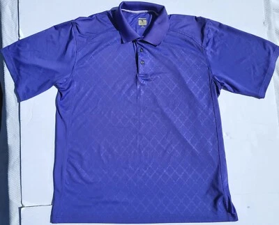 Lone Cypress Golf Polo Mens Shirt Purple Size XL Performance Pebble Beach - Image 1 of 4