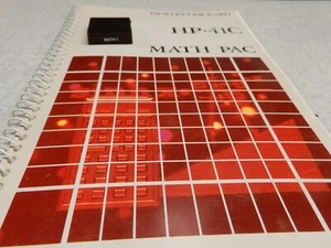 HP 41 Math Pac Module and Manual Unteted HP 00041-14023 - Picture 1 of 4