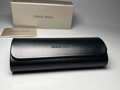 Nuevo Estuche Rígido Giorgio Armani para Gafas con Paño de Limpieza Caja de Regalo Foto 1 de 4