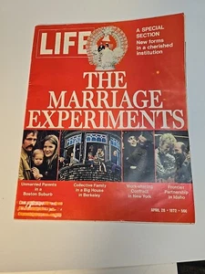 Vintage 4/28/1972 Life Magazine: The Marriage Experiments - Picture 1 of 3